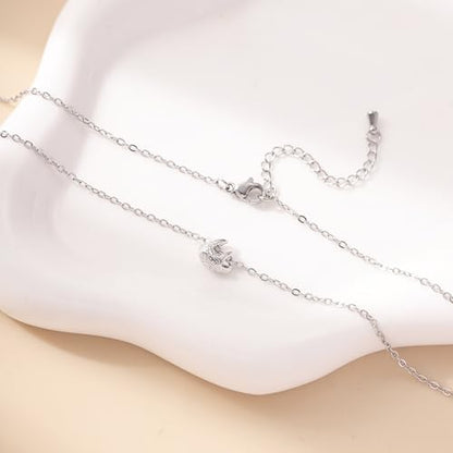 RZKING Silvery Necklace for Women, Gifts for Friend Mom Daughter Teacher - style: Sloth