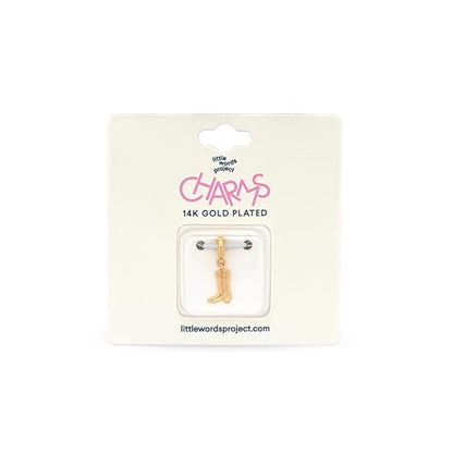 Little Words Project Charm, Customizable Jewelry for Bracelets, Necklaces, Keychains & More - color: Football Charm