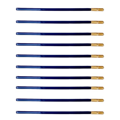 Yishenyishi Pack of 10 Curved Jumbo Bobby Pins,Hair Clips (Blue-10pcs) - color: Blue