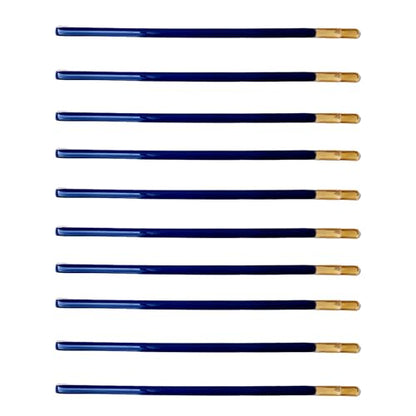 Yishenyishi Pack of 10 Curved Jumbo Bobby Pins,Hair Clips (Blue-10pcs) - color: Blue