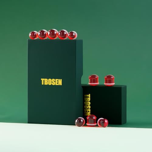 Precise Dimensions Set Color Acrylic O-Ring Ear Plugs Tunnels Gauges Stretcher Piercings Kit - color: Red, size: 10-14mm