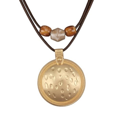 Chunky Pendant Necklace for Women Vintage Boho Necklaces Choker Layered Statement Necklaces Bohemian Jewlery Gifts - style: Boho Vintage Necklace