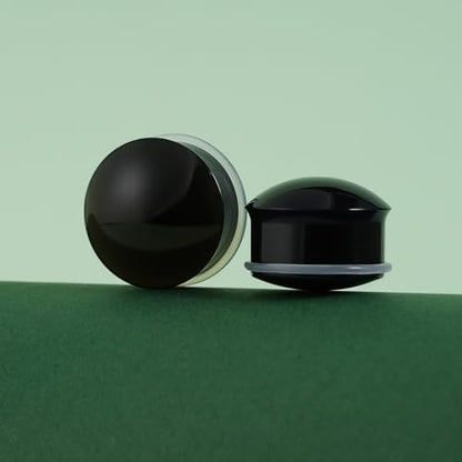 Precise Dimensions Set Color Acrylic O-Ring Ear Plugs Tunnels Gauges Stretcher Piercings Kit - color: Black, size: 19-22mm