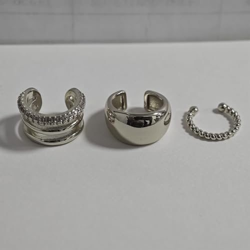 Ear Cuff Earrings for Women Chunky Ear Cuffs Non Piercing | Clip on cartilage earrings helix fake earrings jewelry trendy stuff christmas gift stocking stuffers - color: G