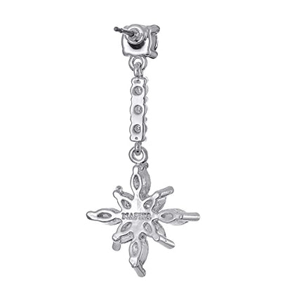 Earrings Holy Stud Earrings for Girls/Women, Sliver Gold Wedding Earrings for Bridesmaids - color: Floral Shape|Silver