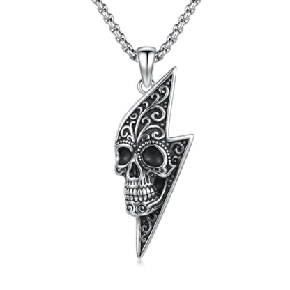 Skull Necklace for Men Women Gothic Skull Necklace for Men Women - style: Skull necklace#1