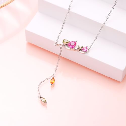 Ladytree S925 Sterling Silver Dainty Simple Choker Necklace,Rolo Chain,Adjustable 13 inches to 16 inches - style: 15_Rose Choker