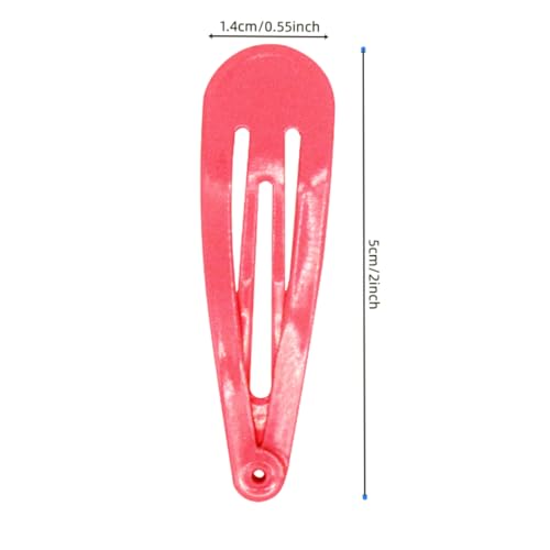 120PCS snap hair clips,2 inch hair barrettes for girls and Women | Non-Slip Metal Snap Hair Accessories for gils and Women
