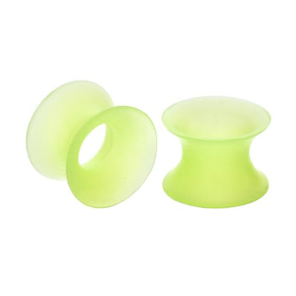 B BodyPJ Sparkles 6 Pairs Ear Gauges Plugs Tunnel Expanders Set,Mix Different Material,Piercing Jewelry - size: 8mm(0g)