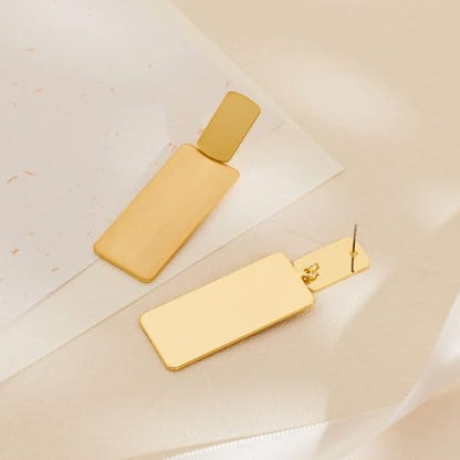 Gold Drop Dangle Earrings Long Geometric Dangle Earrings for Women Statement Jewelry Gifts - color: Dangle A