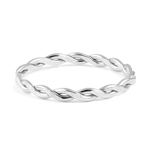 Harmony Braided Stacking Ring | Gold Statement Ring | Gold-Filled for Women | Simple and Elegant | Minimalist Jewelry | Waterproof Everyday Wear | Stacking Ring | Handmade