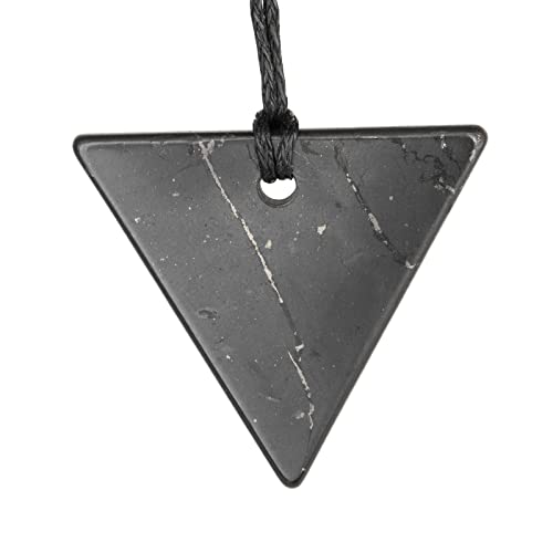 Shungite Pendants - Various Geometric Shapes - Authentic Stone - Certified - style: Force of Earth