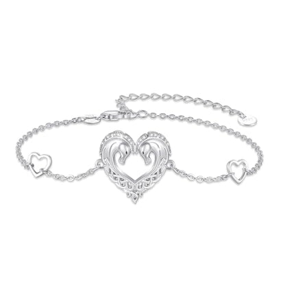 Animal Bracelet for Women 925 Sterling Silver Celtic Dragon/Horse/Wolf Bracelet Adjustable Bracelet Cute Animal Jewelry Gift for Women - style: Horse Bracelet