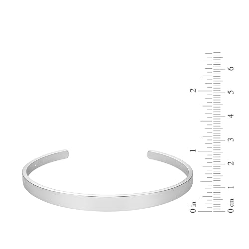 Amazon Essentials Cuff Bracelet, 8" - color: White