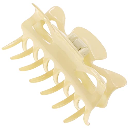 Camila Paris CP3509 French Hair Clip for Women, 3.5 inch Cream for Thick Volume Hair, Girls Hair Claw Clips Jaw, Durable Styling Hair Accessories for Women, Strong Hold No Slip Grip, Made in France - color: Cream 3.5"