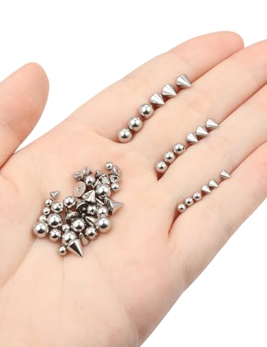 16/14g Replacement Piercing Changing Balls/Cones/Parts for Septum Tongue Bridge Eyebrow Lip Rings Medusa Labret Cheek Belly Button Cartilage Conch Helix Rook Tragus Industrial Earrings - size: 16g*3/4/5mm