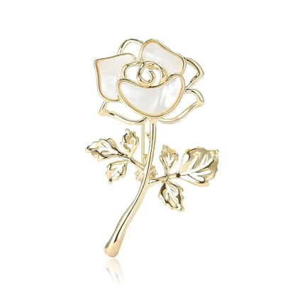 SYWDUDUCLT Fashion Elegant Brooches for Women Brooch, Suitable For Party And Daily Wear On Many Occasions - style: Rose-Gold