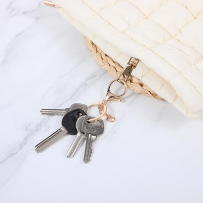 Yolev 20Pcs Lobster Claw Clasps Swivel Hooks Keychain Jewelry DIY (Gold) - color: Gold