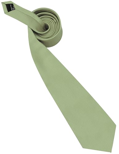 GUSLESON Classic New 3.15"（8cm） Men's Solid Color Necktie Wedding Business Tie + Gift Box - color: Dark Sage Green