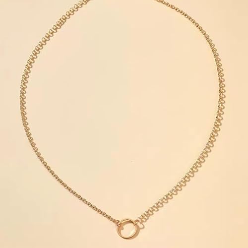 Gold Neklace Stack Dainty Gold Herringbone Necklace for Women Layered Paperclip Chain Necklaces Rhinestone Drop Simple Jewelry Gifts for Women - color: B3：cross pendant