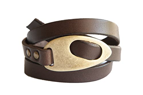Handmade Leather Bracelet - Personalized Gift For Women - Mens Bracelet - Customize Engraving - Boho Style