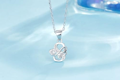 S925 Sterling Silver Initial Letter Necklaces for Women Dainty Letter Chain Necklace for Women Personalized Jewelry Gifts - style: S
