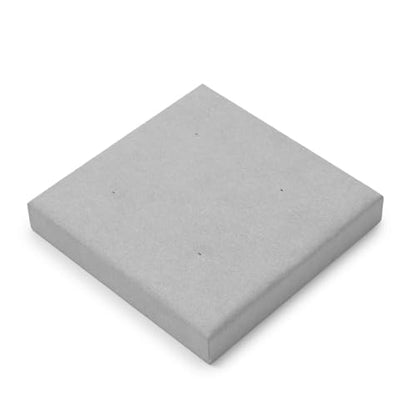 Microfiber Jewelry Display Storage Tray Stud Earrings Tray Organizer | Stud Earrings Jewelry Plate Gray - size: 5.51" x 5.51" x 0.79"