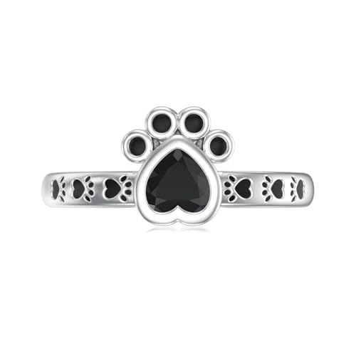 Midari Toe Rings for Women 925 Sterling Silver Hypoallergenic Adjustable Open Band Ring for Women Summer Beach Open Toe Jewelry Foot Jewelry - color: Paw Print, size: Adjustable