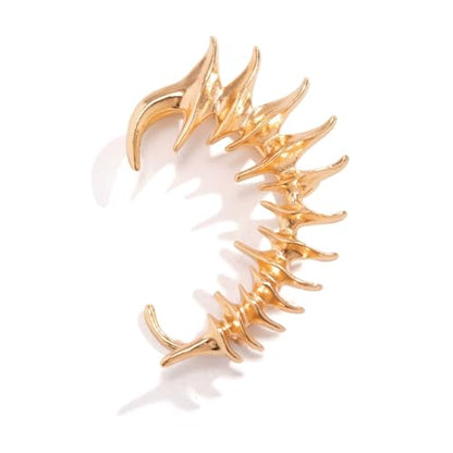Ear Cuffs for Women, Hook without Pierced Ear Bone Clip Climber Earrings, Butterfly Shaped Ear Clip Wrap Around Earring No Piercing Cuff Earrings for Women - color: Gold-Cartilage