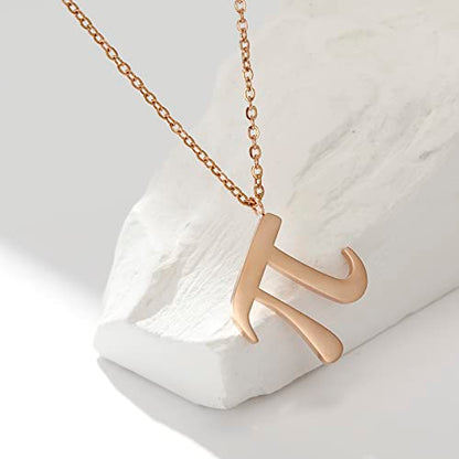18K Gold Plated Stainless Steel Bee Honeycomb Pendant Necklace, Adjustable Y Lariat Conch/Guitar/Horseshoe Necklace for Women - color: Rose Gold, style: PI