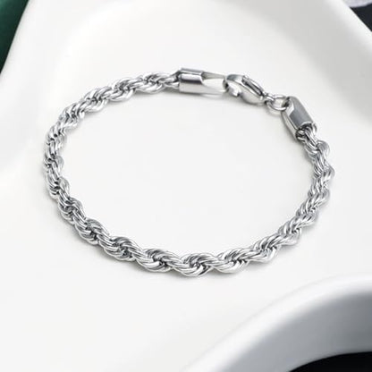 925 Sterling Silver Plated Heart Charm Bracelet for Women - Dainty Chain Love Gift Idea - style: Style11