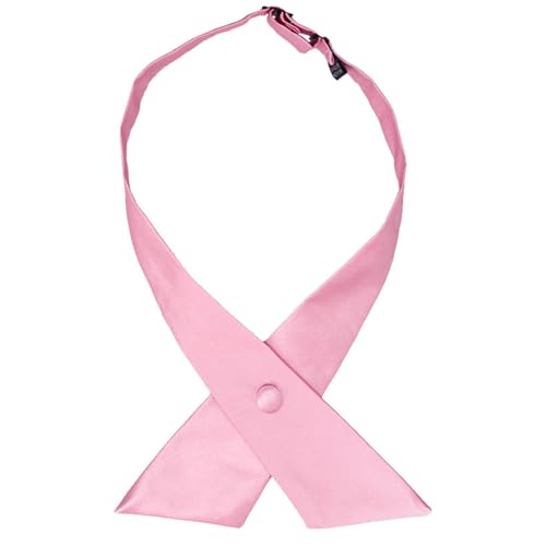 tiemart Crossover Tie - color: Pink