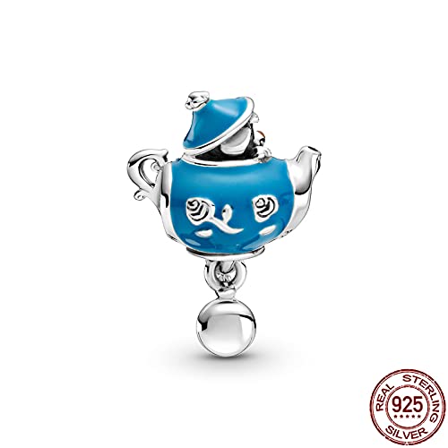 LIGHTDOG 925 Sterling Silver Charms for Bracelets Necklaces Dangle Pendants Beads Charms Fits Pandora Charms Bracelets Jewelry Holidays Gift for Women - style: kettle Charm