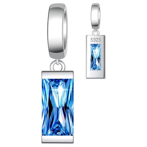 Helonley Birthstone Charms for Charms Bracelet: Birth Stone Charms | 925 Sterling Silver Birth Stone Bead Charms for Bracelets and Necklaces, Christmas Birthday Gifts for Mom and Wife - color: Dec.