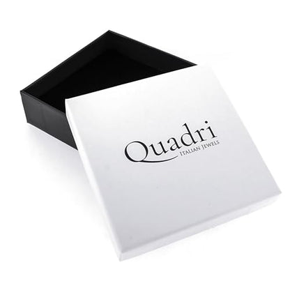 QUADRI 925 Sterling Silver Bracelet for Men - Figaro Bracelet for Men 7.5"/8.5" - style: Length 7 Inches (women's small)