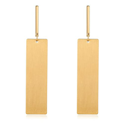 Gold Drop Dangle Earrings Long Geometric Dangle Earrings for Women Statement Jewelry Gifts - color: Dangle B