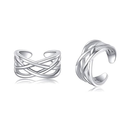 Celtic Knot/Celtic Knot/Bat/Filigree Viking Earrings 925 Sterling Silver Non Piercing Ear Cuff Earrings Cool Earring Cuff for Women Men - color: celtic-2