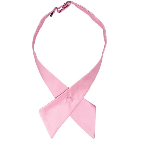tiemart Crossover Tie - color: Pink