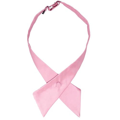 tiemart Crossover Tie - color: Pink