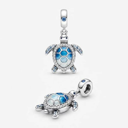 LNQOBU 925 Sterling Silver Charms Color-changing Chameleon Dangle Charm Beads Glow in the Dark Charme fits Pandora Bracelets and Necklace Jewelry Gift for Women - style: Glow in the dark 1739