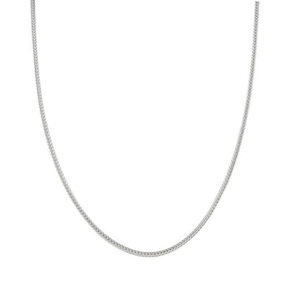 LeCalla 925 Sterling Silver Italian Jewelry Adjustable Chain Necklace, Sliding Bolo Chain Necklace for Women Slider Chain 14 to 24 Inch. - color: Fox-Tail Chain