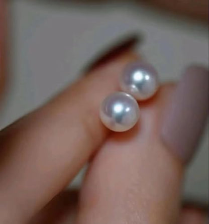 24 Pcs Pearl Earrings Studs for Women Ladies Hypoallergenic White Faux Simulated Pearl Rhinestone Earrings Stud Earrings Jewelry Set for Wedding Party - color: White