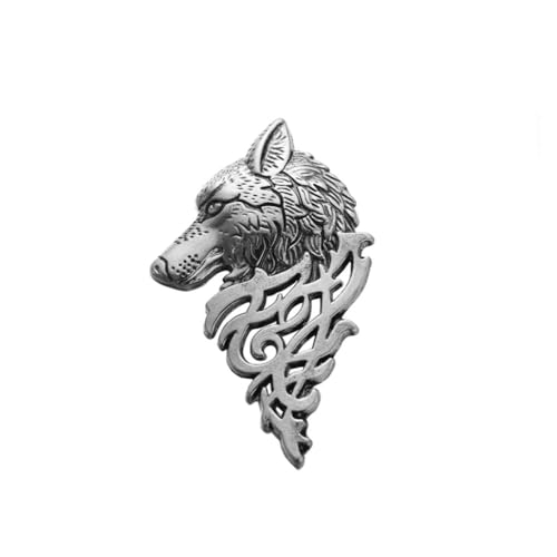 Badge Pin Class Suit Collar Men Jewelry Vintage(Silver)