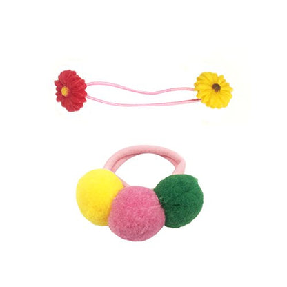 Wrapables® Rainbow Flowers and Bows Hair Accessories (Set of 12)