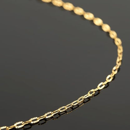 UMAOKANG 10 Meters Stainless Steel Chains for Jewelry Making Dainty Gold Plated Embossed Cable Chains Necklace for Women Jewelry Supplies - color: Gold Sunflower