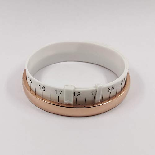 Stainless Steel Bracelet for Women High Polished Bracelet Grooved Cuff Bangle 7" - style: 8mm Wide
