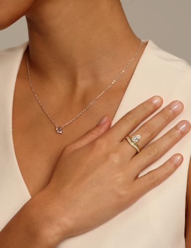 EAMTI 925 Sterling Silver Wedding Bands for Women Cubic Zirconia Wave Stackable CZ Curved Eternity Engagement Promise Gold Rings Size 4-10 - color: Brass-Gold