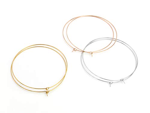 3 Pairs Thin Extra Large Hoop Earrings Set，Fashion Huge Gold Hoops 18k Gold Plated Lightweight Stainless Steel Hoops Big Geometric Round Gold Hoop Earrings Set Minimalist Jewelry for Women - size: 70MM