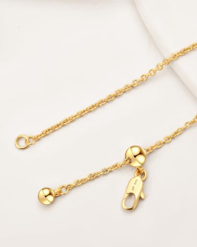 Shinybox Gold Chain Bracelets for Women 14K Gold Filled Dainty Chain for Daily Wear
