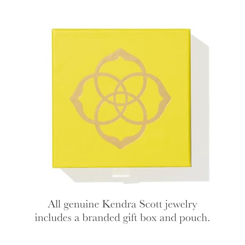 Kendra Scott Letters A-Z Pendant Necklace for Women, Fashion Jewelry, 14k Gold-Plated Brass - color: Letter A